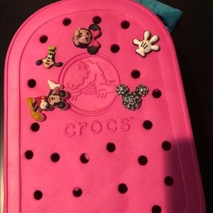 Small Pink Crocs Brand Backpack!